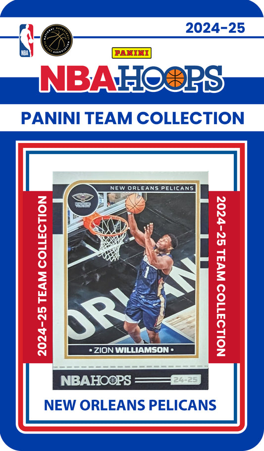 2024-25 NBA Hoops Factory Sealed NBA Team Set New Orleans Pelicans Zion Williamson