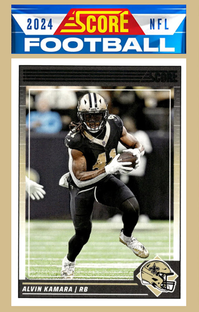 2024 SCORE NFL New Orleans Saints Team Set Drew Brees Alvin Kamara