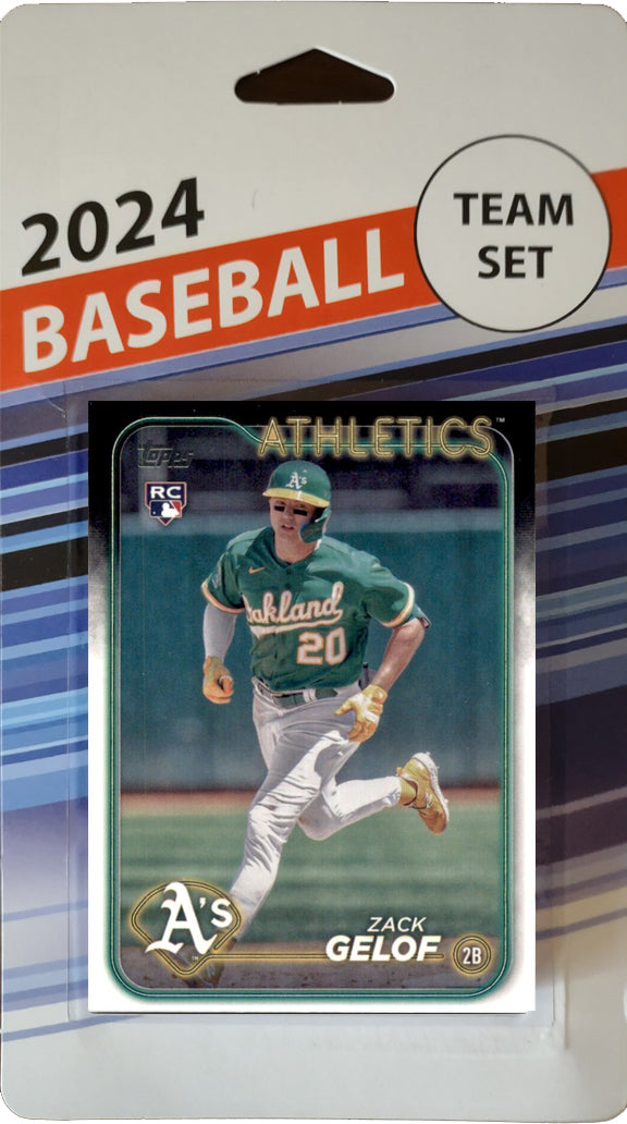 2024 Topps Series 1 Team Set Oakland A's Zack Gelof Soderstrom RC