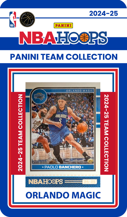 2024-25 NBA Hoops Factory Sealed NBA Team Set Orlando Magic Paolo Banchero ROOKIES 248 Tristan da Silva RC