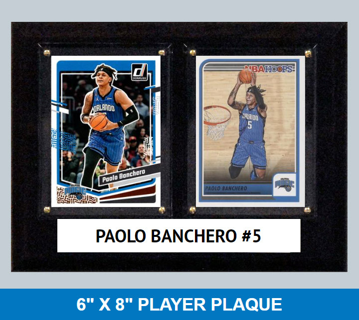 Paolo Banchero Orlando Magic 2023 2024 Donruss Hoops Card Plaque 6x8