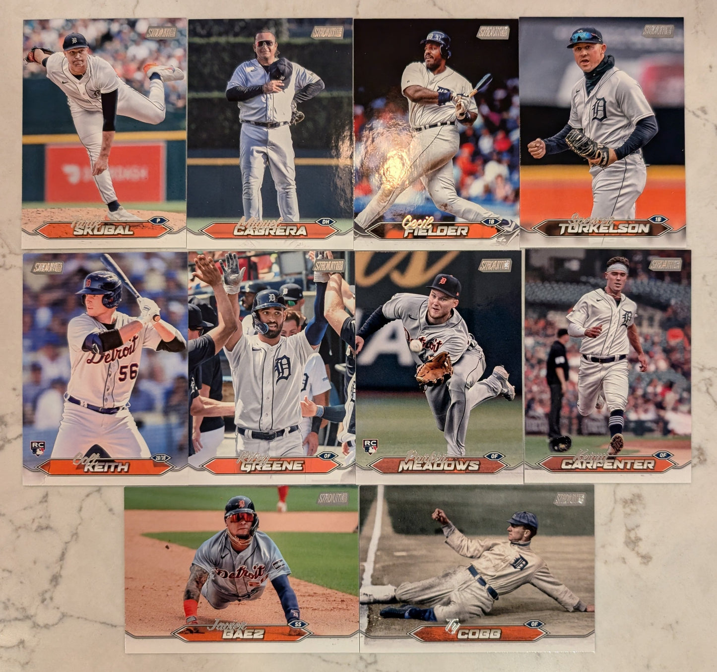 2024 Topps Stadium Club Team Set (10) Detroit Tigers