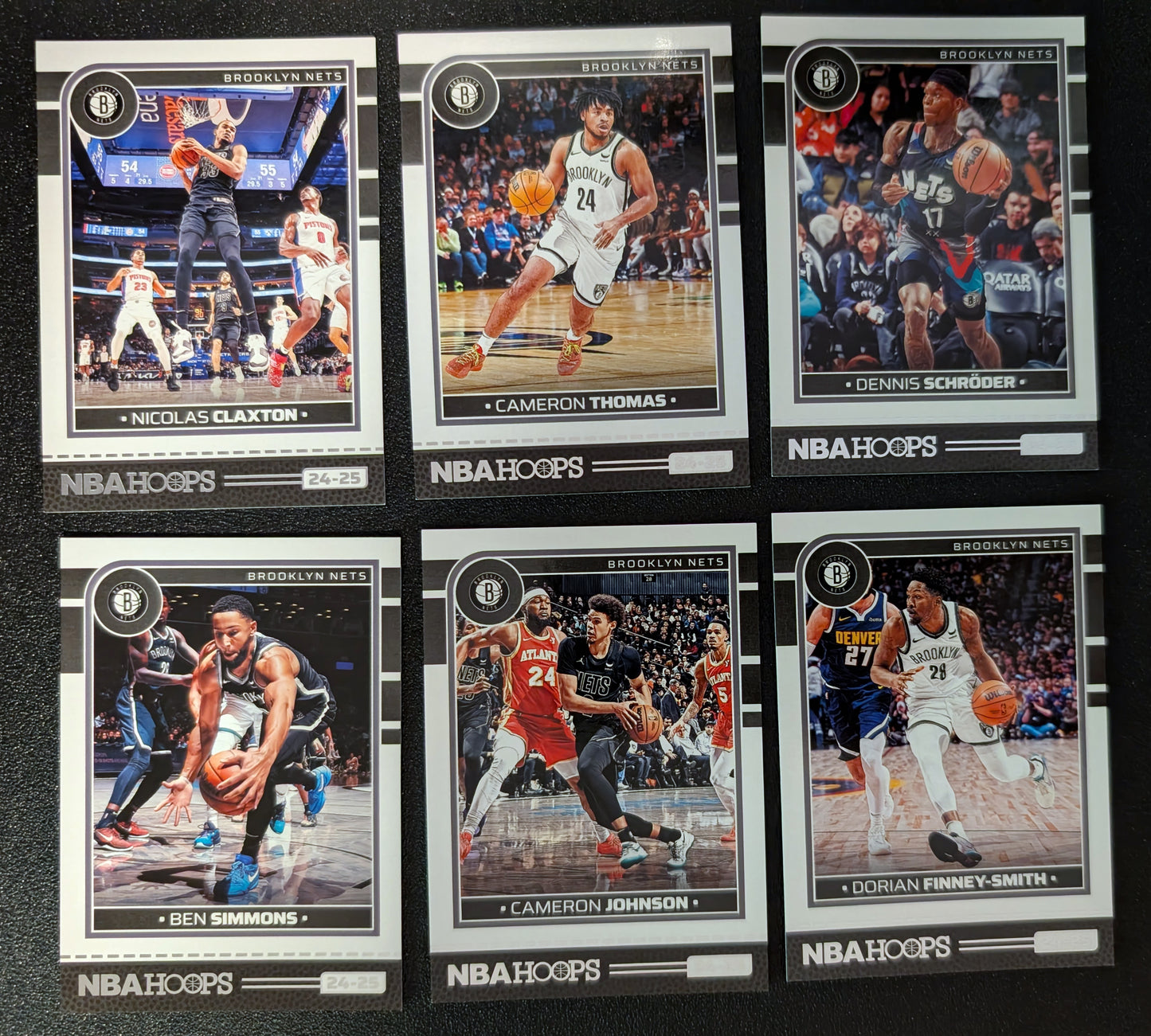 2024-25 NBA Hoops Factory Sealed Team Set Brooklyn Nets Cameron Thomas