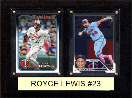 Royce Lewis Minnesota Twins 2024 Topps Card Plaque 6x8