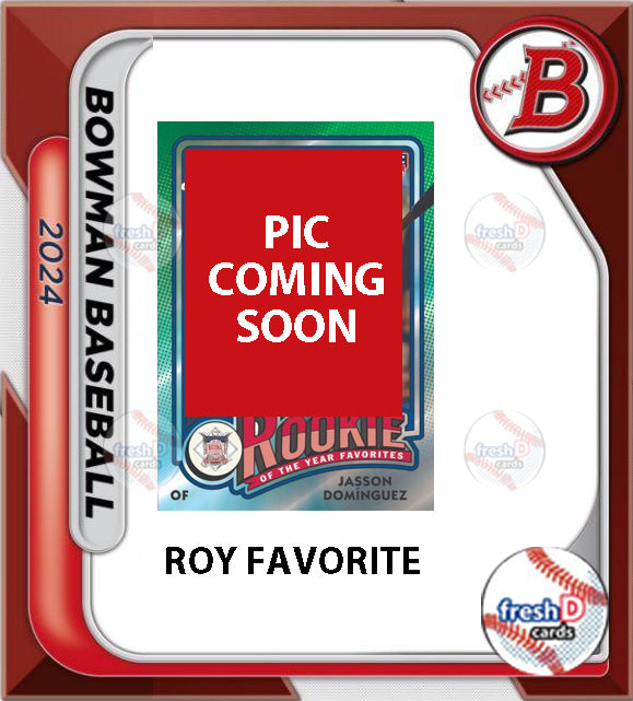 2024 BOWMAN CHROME ROY FAVORITES Curtis Mead Tampa Bay Rays ROY-10