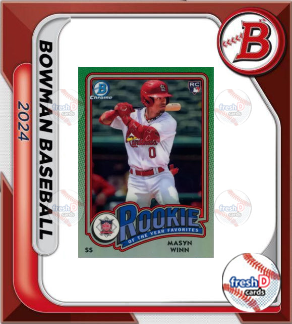 2024 BOWMAN CHROME ROY FAVORITES Masyn Winn STL Cardinals ROY-3