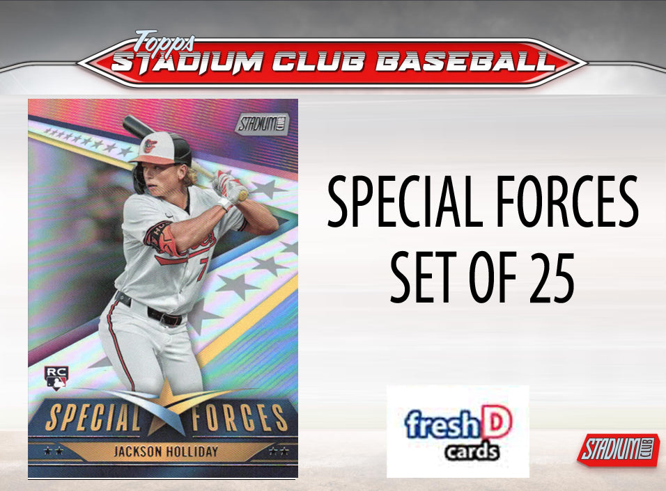 2024 Topps Stadium Club Special Forces Complete Set 25 Jeter Elly Holliday