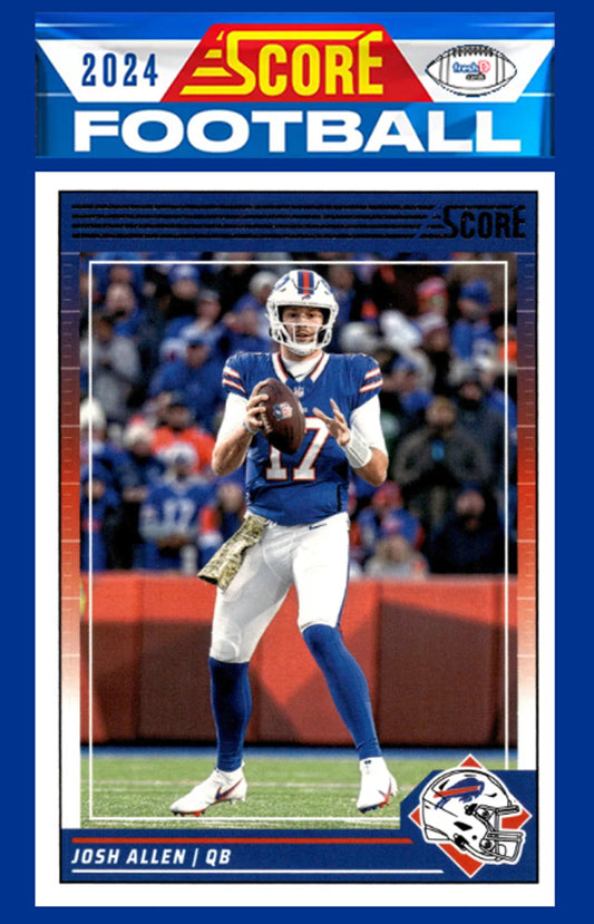 2024 SCORE NFL Buffalo Bills Team Set Josh Allen