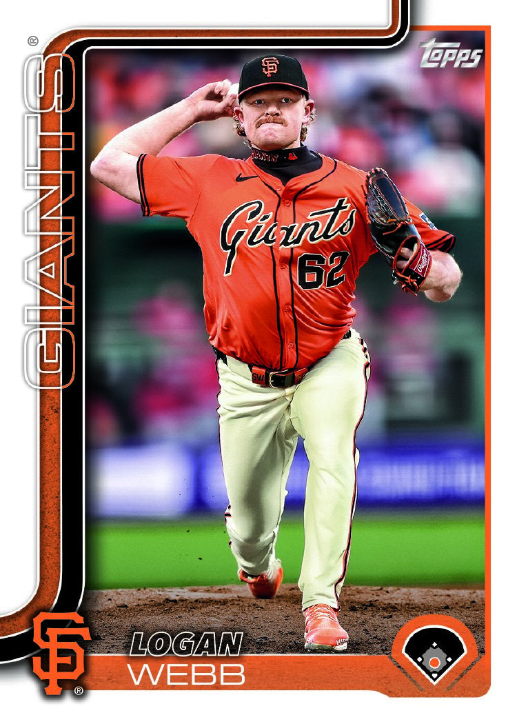 2025 Topps Series 1 Baseball Team Set 10 Cards San Francisco Giants Chapman