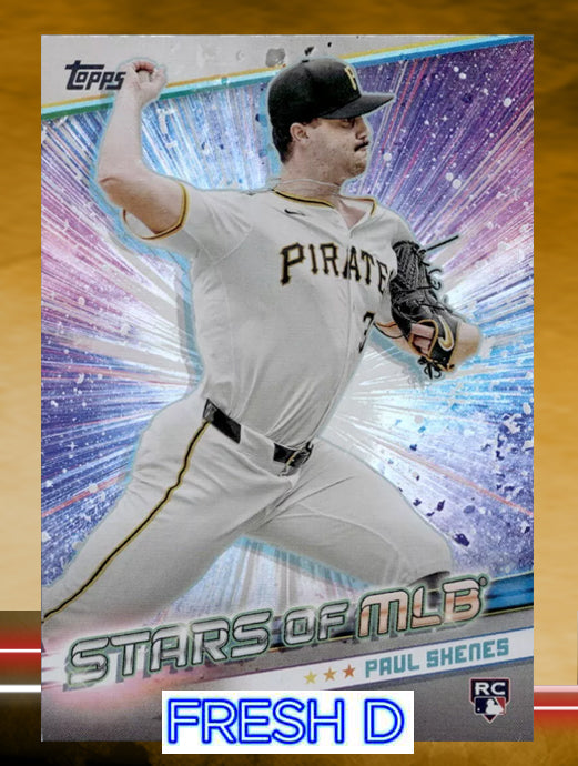 2024 Topps Update Stars of MLB Paul Skenes SMLB-64 Foil Pittsburgh Pirates