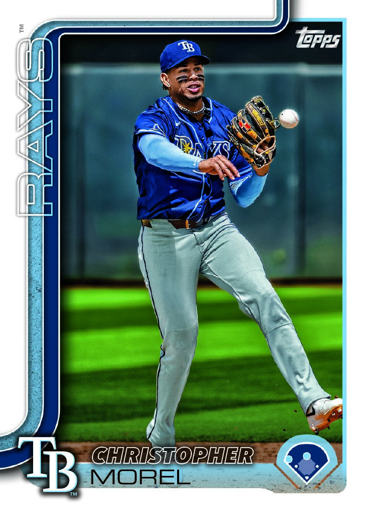 2025 Topps Series 1 Baseball Team Set 10 Cards Tampa Bay Rays Christopher Morel