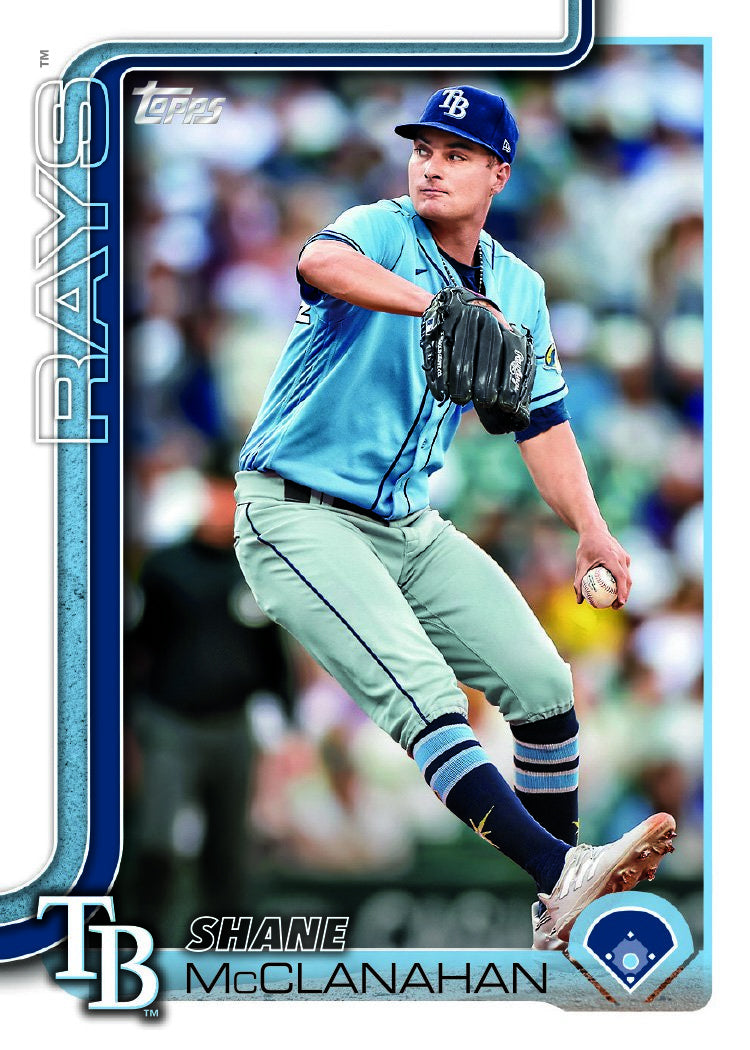 2025 Topps Series 1 Baseball Team Set 10 Cards Tampa Bay Rays Christopher Morel