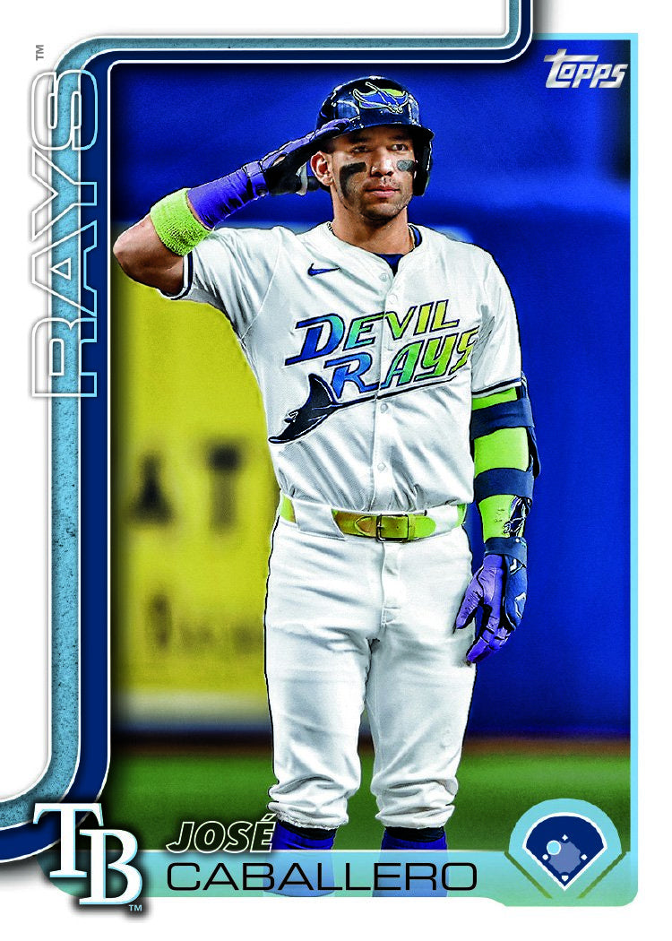 2025 Topps Series 1 Baseball Team Set 10 Cards Tampa Bay Rays Christopher Morel