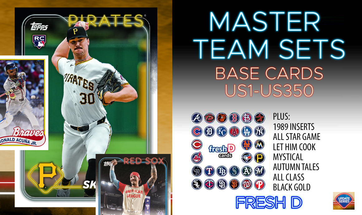 2024 Topps Update Master Team Set Arizona Diamondbacks Lawlar RD Blaze Carroll Mystical