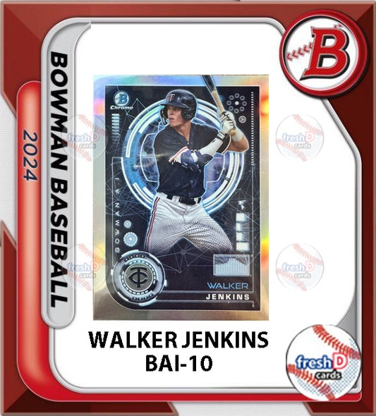 2024 Bowman Chrome ai Walker Jenkins	Minnesota Twins	BAI-10