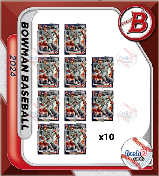 2024 BOWMAN Base Masyn Winn 10 Card Lot #2 St Louis Cardinals