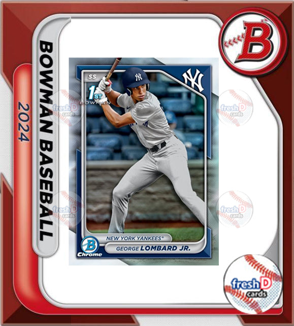 2024 BOWMAN CHROME BCP-79 George Lombard Jr. New York Yankees