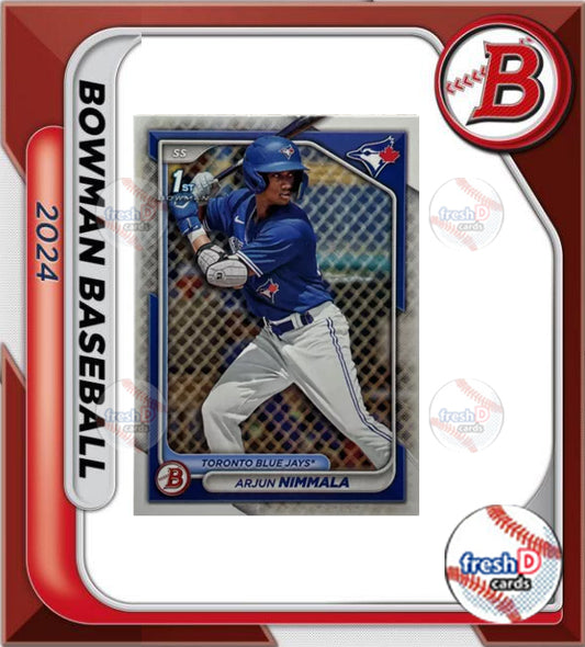 2024 BOWMAN PAPER BP-142 Arjun Nimmala Toronto Blue Jays