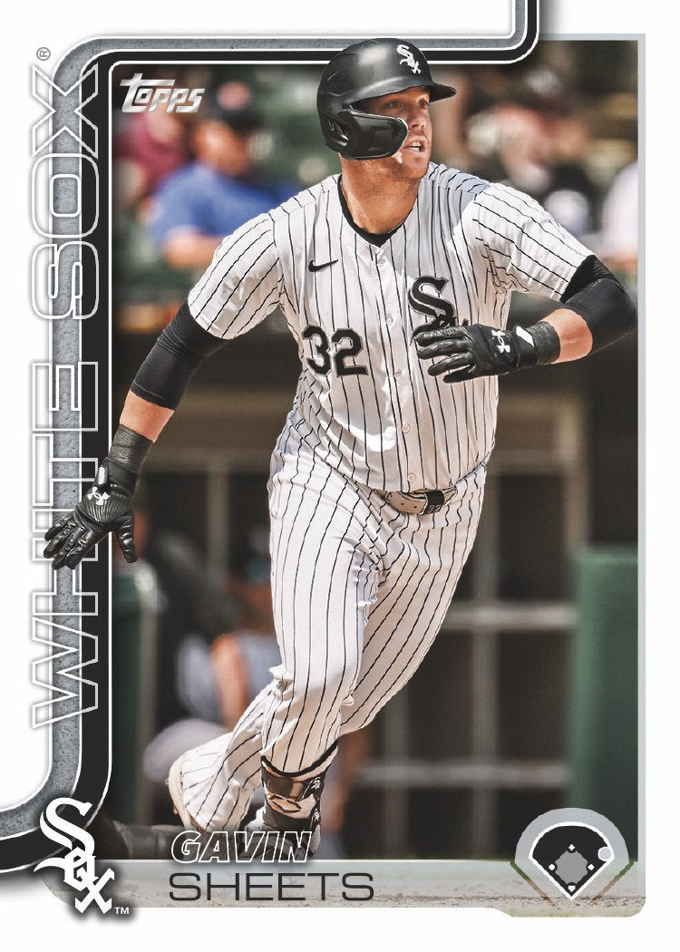 2025 Topps Series 1 Baseball Team Set 9 Cards Chicago White Sox Drew Thorpe RC