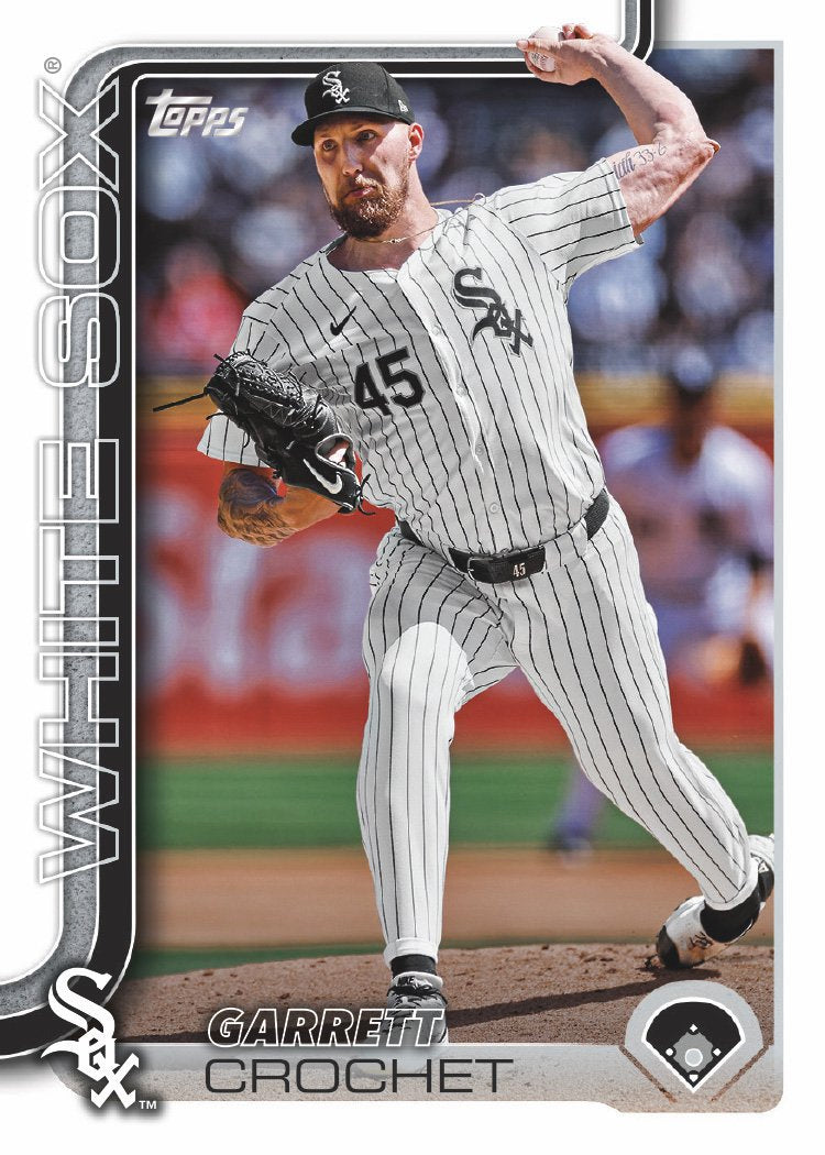 2025 Topps Series 1 Baseball Team Set 9 Cards Chicago White Sox Drew Thorpe RC