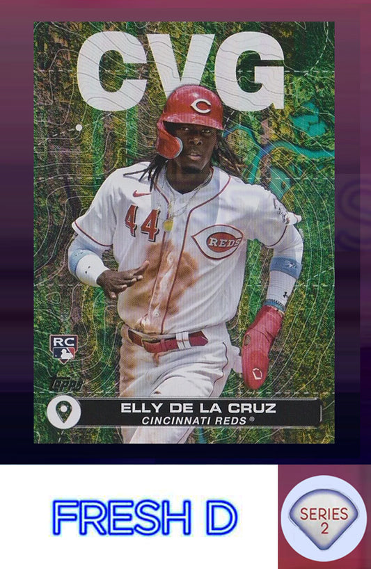 2024 Topps Series 2 - City To City Elly De La Cruz Cincinnati Airport CVG