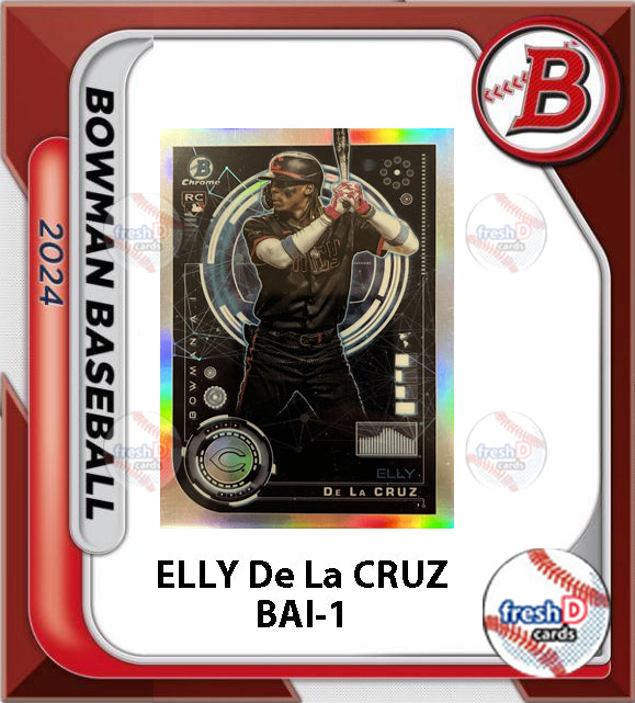 2024 Bowman Chrome ai Elly De La Cruz	Cincinnati Reds	BAI-1