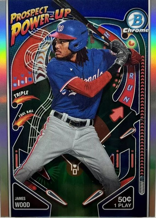 2024 Bowman Chrome Prospect Power Up James Wood  PP-14