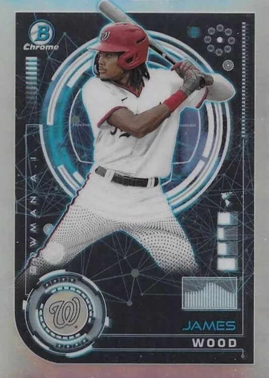 2024 Bowman Chrome ai James Wood	Washington Nationals	BAI-17