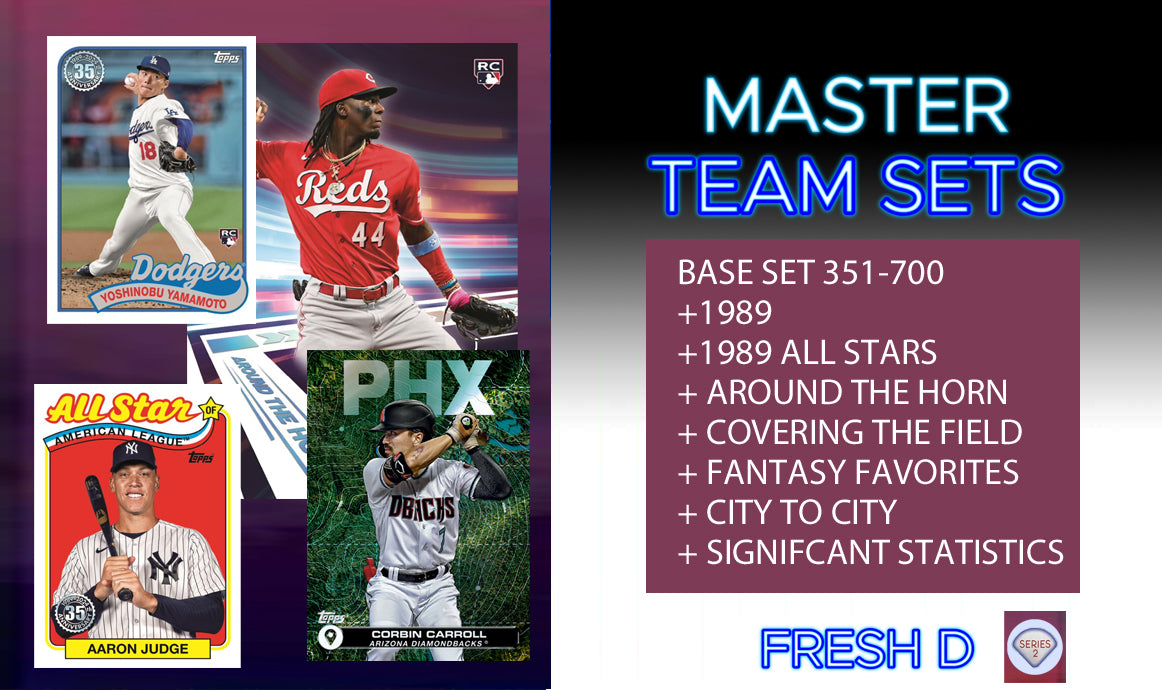 2024 Topps Series 2 Master Team Set San Francisco Giants Jung Hoo Lee Kyle Harrison