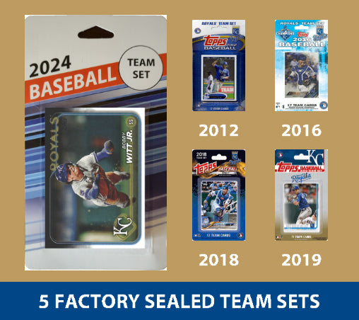 2024 Topps Series 1 Kansas City Royals Team Set MultiPack 2019 2018 2016 2012 Witt Perez