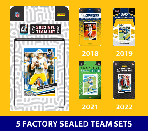 2023 Donruss Los Angeles Chargers Team Set MultiPack Herbert 2022 2021 2019 2018